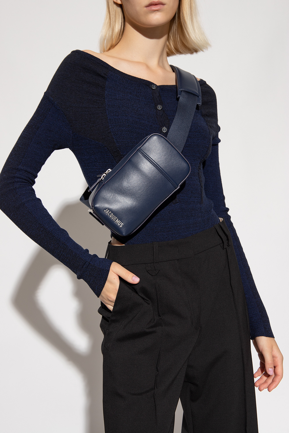 Navy blue 'Le Giardino' shoulder bag Jacquemus - Vitkac Canada